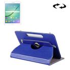 10 inch Tablets Leather Case Crazy Horse Texture 360 Degrees Rotation Protective Case Shell with Holder for Asus ZenPad 10 Z300C, Huawei MediaPad M2 10.0-A01W, Cube IWORK10(Blue) - 1