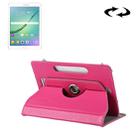 10 inch Tablets Leather Case Crazy Horse Texture 360 Degrees Rotation Protective Case Shell with Holder for Asus ZenPad 10 Z300C, Huawei MediaPad M2 10.0-A01W, Cube IWORK10(Magenta) - 1