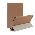 Anti-slip Texture Full Coverage Horizontal Flip Leather Case for CHUWI HI 8SE 8 Inch with Three-folding Holder(Gold) - 1