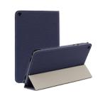 Anti-slip Texture Full Coverage Horizontal Flip Leather Case for CHUWI HI 8SE 8 Inch with Three-folding Holder(Blue) - 1