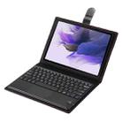 Universal Bluetooth V3.0 Keyboard Detachable Litchi Texture PU Leather Tablet Case with Touchpad for 9.7-10.1 inch Tablet PC(Black) - 1