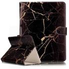 For 10 inch Tablet PC Black Gold Marble Pattern universal Horizontal Flip Leather Case with Holder & Card Slots & Wallet(Brown) - 1