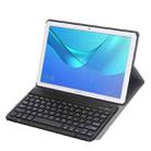 Detachable Bluetooth Keyboard Ultrathin Horizontal Flip Leather Tablet Case for Huawei MediaPad M5 10.8 inch, with Holder(Black) - 1