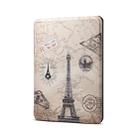 Eiffel Tower Pattern Horizontal Flip PU Leather Protective Case for Amazon Kindle 2019, with Sleep & Wake-up Funtion - 1