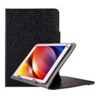 Universal Strokes Texture Horizontal Flip Leather Case with Holder for 10 inch Tablet PC(Black) - 1