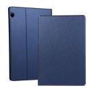 Universal Spring Texture TPU Protective Case for Huawei MediaPad T5, with Holder(Dark Blue) - 1