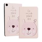 Rabbit Pattern Universal Spring Texture TPU Protective Case for Huawei Honor Tab 5 8 inch / Mediapad M5 Lite 8 inch, with Holder - 1