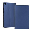 Universal Spring Texture TPU Protective Case for Huawei Honor Tab 5 8 inch / Mediapad M5 Lite 8 inch, with Holder(Dark Blue) - 1