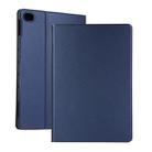 Universal Spring Texture TPU Protective Case for Huawei Mediapad M5 10.1 inch / C5 10.1 inch, with Holder (Dark Blue) - 1