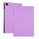 Universal Spring Texture TPU Protective Case for Huawei Mediapad M5 10.1 inch / C5 10.1 inch, with Holder (Purple) - 1