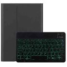 DY-P10-S 2 in 1 Removable Bluetooth Keyboard + Protective Leather Tablet Case with Backlight & Holder for Lenovo Tab P10 10.1 inch(Black) - 1