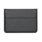 Universal Envelope Style PU Leather Case with Holder for Ultrathin Notebook Tablet PC 15.4 inch, Size: 39x28x1.5cm(Black) - 2