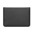Universal Envelope Style PU Leather Case with Holder for Ultrathin Notebook Tablet PC 15.4 inch, Size: 39x28x1.5cm(Black) - 3