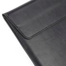 Universal Envelope Style PU Leather Case with Holder for Ultrathin Notebook Tablet PC 15.4 inch, Size: 39x28x1.5cm(Black) - 6