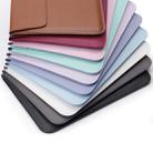 Universal Envelope Style PU Leather Case with Holder for Ultrathin Notebook Tablet PC 15.4 inch, Size: 39x28x1.5cm(Black) - 10