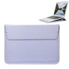 Universal Envelope Style PU Leather Case with Holder for Ultrathin Notebook Tablet PC 15.4 inch, Size: 39x28x1.5cm  (Blue Purple) - 1