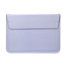 Universal Envelope Style PU Leather Case with Holder for Ultrathin Notebook Tablet PC 15.4 inch, Size: 39x28x1.5cm  (Blue Purple) - 2