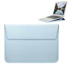 Universal Envelope Style PU Leather Case with Holder for Ultrathin Notebook Tablet PC 15.4 inch, Size: 39x28x1.5cm(Blue) - 1