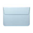 Universal Envelope Style PU Leather Case with Holder for Ultrathin Notebook Tablet PC 15.4 inch, Size: 39x28x1.5cm(Blue) - 2