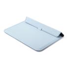 Universal Envelope Style PU Leather Case with Holder for Ultrathin Notebook Tablet PC 15.4 inch, Size: 39x28x1.5cm(Blue) - 4
