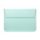 Universal Envelope Style PU Leather Case with Holder for Ultrathin Notebook Tablet PC 15.4 inch, Size: 39x28x1.5cm(Mint Green) - 2
