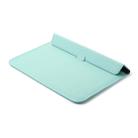 Universal Envelope Style PU Leather Case with Holder for Ultrathin Notebook Tablet PC 15.4 inch, Size: 39x28x1.5cm(Mint Green) - 4