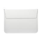 Universal Envelope Style PU Leather Case with Holder for Ultrathin Notebook Tablet PC 15.4 inch, Size: 39x28x1.5cm(White) - 2