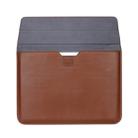 Universal Envelope Style PU Leather Case with Holder for Ultrathin Notebook Tablet PC 15.4 inch, Size: 39x28x1.5cm(Brown) - 4