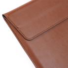 Universal Envelope Style PU Leather Case with Holder for Ultrathin Notebook Tablet PC 15.4 inch, Size: 39x28x1.5cm(Brown) - 6