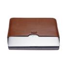 Universal Envelope Style PU Leather Case with Holder for Ultrathin Notebook Tablet PC 15.4 inch, Size: 39x28x1.5cm(Brown) - 7
