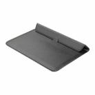 Universal Envelope Style PU Leather Case with Holder for Ultrathin Notebook Tablet PC 13.3 inch, Size: 35x25x1.5cm(Black) - 8