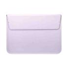 Universal Envelope Style PU Leather Case with Holder for Ultrathin Notebook Tablet PC 13.3 inch, Size: 35x25x1.5cm(Purple) - 2