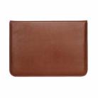 Universal Envelope Style PU Leather Case with Holder for Ultrathin Notebook Tablet PC 13.3 inch, Size: 35x25x1.5cm(Brown) - 3