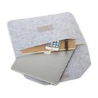 11.6 inch Universal Fashion Soft Sleeve Bag Case Tablet Laptop Felt Bag for MacBook Air 11.6 inch, Size: 33x22x1cm(Grey) - 1