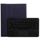 A11-A 2 in 1 Removable Bluetooth Keyboard + Protective Leather Tablet Case with Touchpad & Holder for iPad Pro 11 2021 / 2020 / 2018, iPad Air 2020(Black) - 1