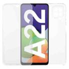 For Samsung Galaxy A22 4G PC+TPU Ultra-Thin Double-Sided All-Inclusive Transparent Case - 1