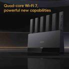 Xiaomi Router BE6500 WiFi 7 2.4GHz 5.0GHz Dual Band 4-Core 2.5G Port, US Plug (Black) - 2