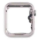 For Apple Watch Series 4 40mm LTE Stainless Steel Middle Frame Bezel Plate with Crown Spin Axis Flex Cable (Silver) - 2