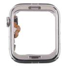 For Apple Watch Series 4 40mm LTE Stainless Steel Middle Frame Bezel Plate with Crown Spin Axis Flex Cable (Silver) - 3