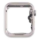 For Apple Watch Series 4 44mm LTE Stainless Steel Middle Frame Bezel Plate with Crown Spin Axis Flex Cable (Silver) - 2