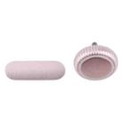 For Apple Watch Series 9 41mm / 45mm GPS Version Watch Crown Nut / Power Button Set (Pink) - 2