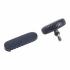 For Apple Watch Series 9 41mm / 45mm GPS Version Watch Crown Nut / Power Button Set (Midnight) - 1