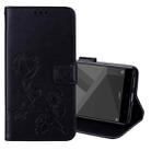 For Xiaomi Redmi Note 4X Roses Pressed Flowers Pattern Flip Leather Case with Holder & Card Slots & Wallet(Black) - 1