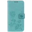 For Xiaomi  Redmi Note 4X Roses Pressed Flowers Pattern Flip Leather Case with Holder & Card Slots & Wallet(Green) - 2