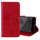 For Xiaomi  Redmi Note 4X Roses Pressed Flowers Pattern Flip Leather Case with Holder & Card Slots & Wallet(Red) - 1