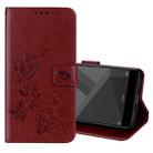 For Xiaomi Redmi Note 4X Roses Pressed Flowers Pattern Flip Leather Case with Holder & Card Slots & Wallet(Brown) - 1