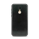 MOFI for  Xiaomi Redmi 5 Plus PC+TPU+PU Leather Protective Back Cover Case(Black) - 1