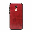 MOFI for  Xiaomi Redmi 5 Plus PC+TPU+PU Leather Protective Back Cover Case(Red) - 1