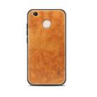 MOFI for Xiaomi Redmi 4X PC+TPU+PU Leather Protective Back Cover Case (Light Brown) - 1