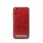 MOFI for Xiaomi Redmi 5A PC+TPU+PU Leather Protective Back Cover Case(Red) - 1